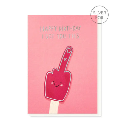 Stormy Knight - Middle Finger Rude Birthday Card | Naughty Celo Bags