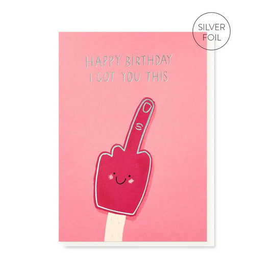 Stormy Knight - Middle Finger Rude Birthday Card | Naughty Celo Bags