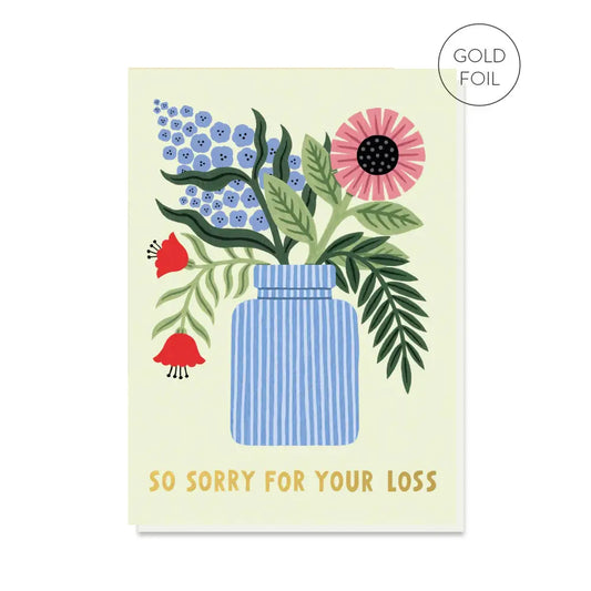 Stormy Knight - Sorry For Your Loss Card | Floral Sympathy