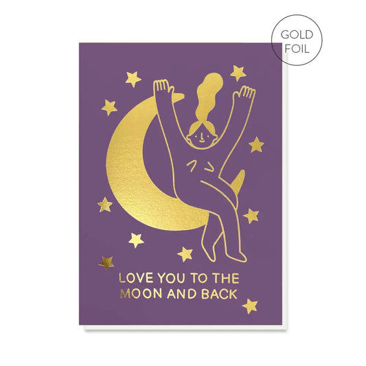 Stormy Knight - The Moon & Back Anniversary Card | Funny Valentine’s