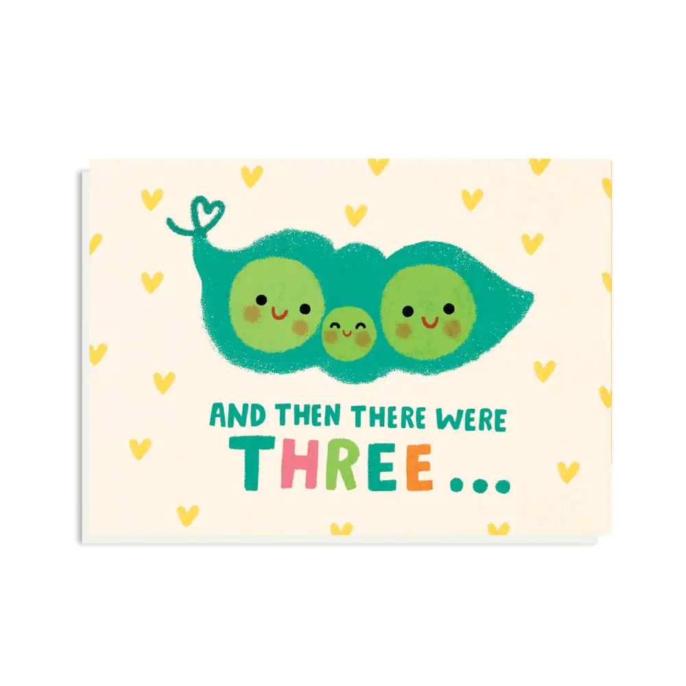 Stormy Knight - Then There Were Three Card | Gender Neutral New Baby