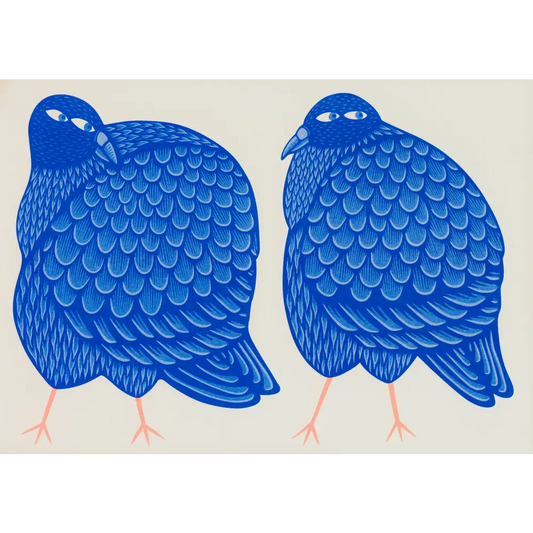Strangford - Pigeon Fancier Riso Print