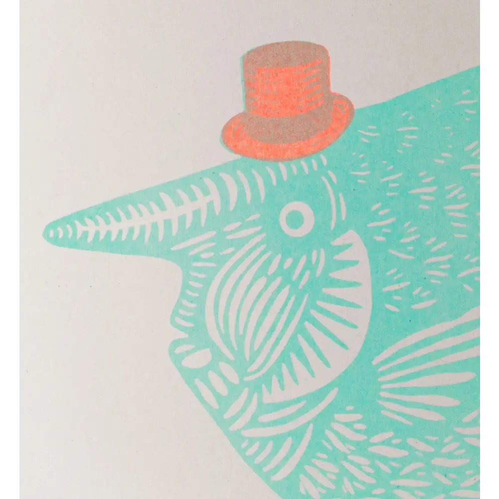 Strangford - SoFishticated - light blue fish orange hat