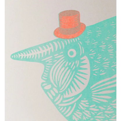 Strangford - SoFishticated - light blue fish orange hat