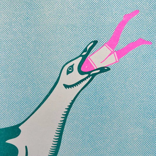 Strangford - Some Gulls Are Bigger Than Others - stylized bird-like creature long neck