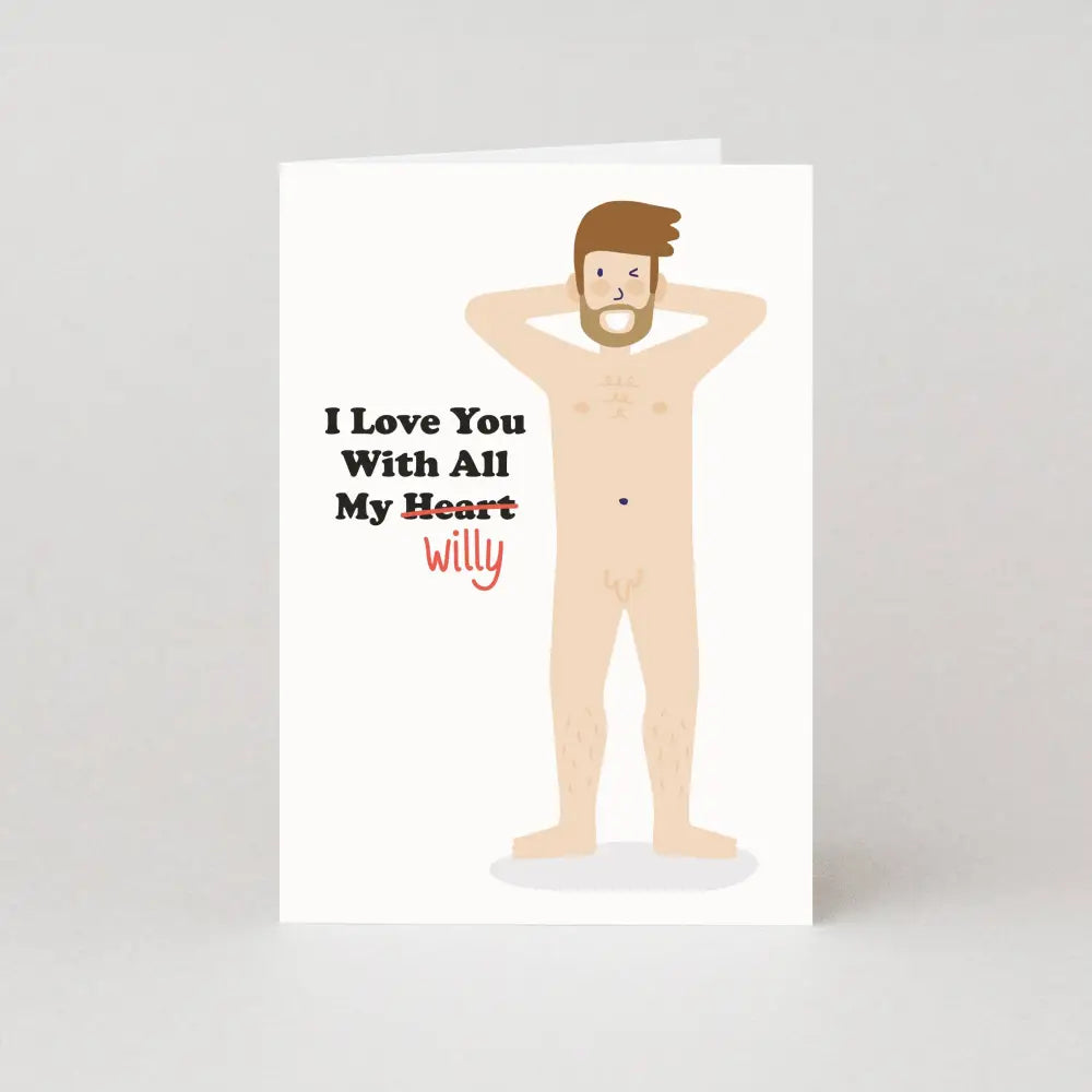 Studio Boketto - All My Heart Willy Valentine’s Card | Day