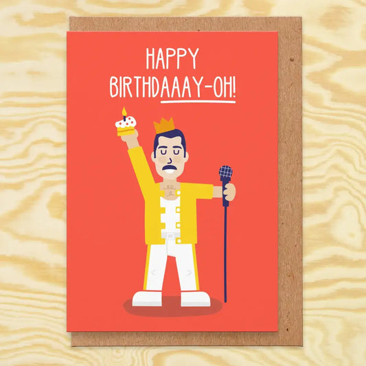 Ay Oh Birthday Card - PABOOM