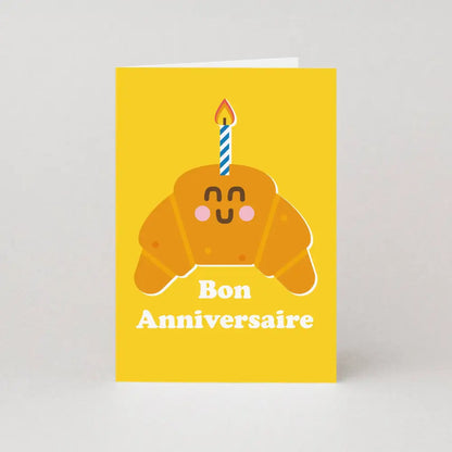 Studio Boketto - Croissant Birthday Card | Greeting