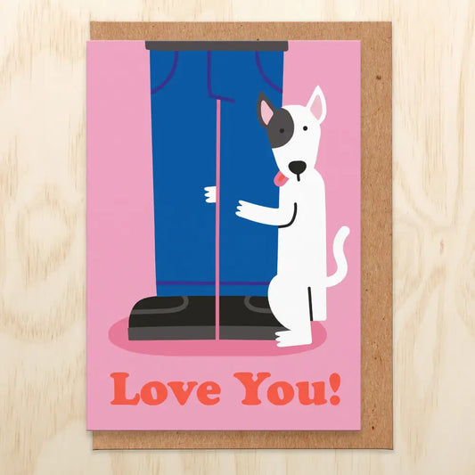 Dog Humping Leg Card - PABOOM