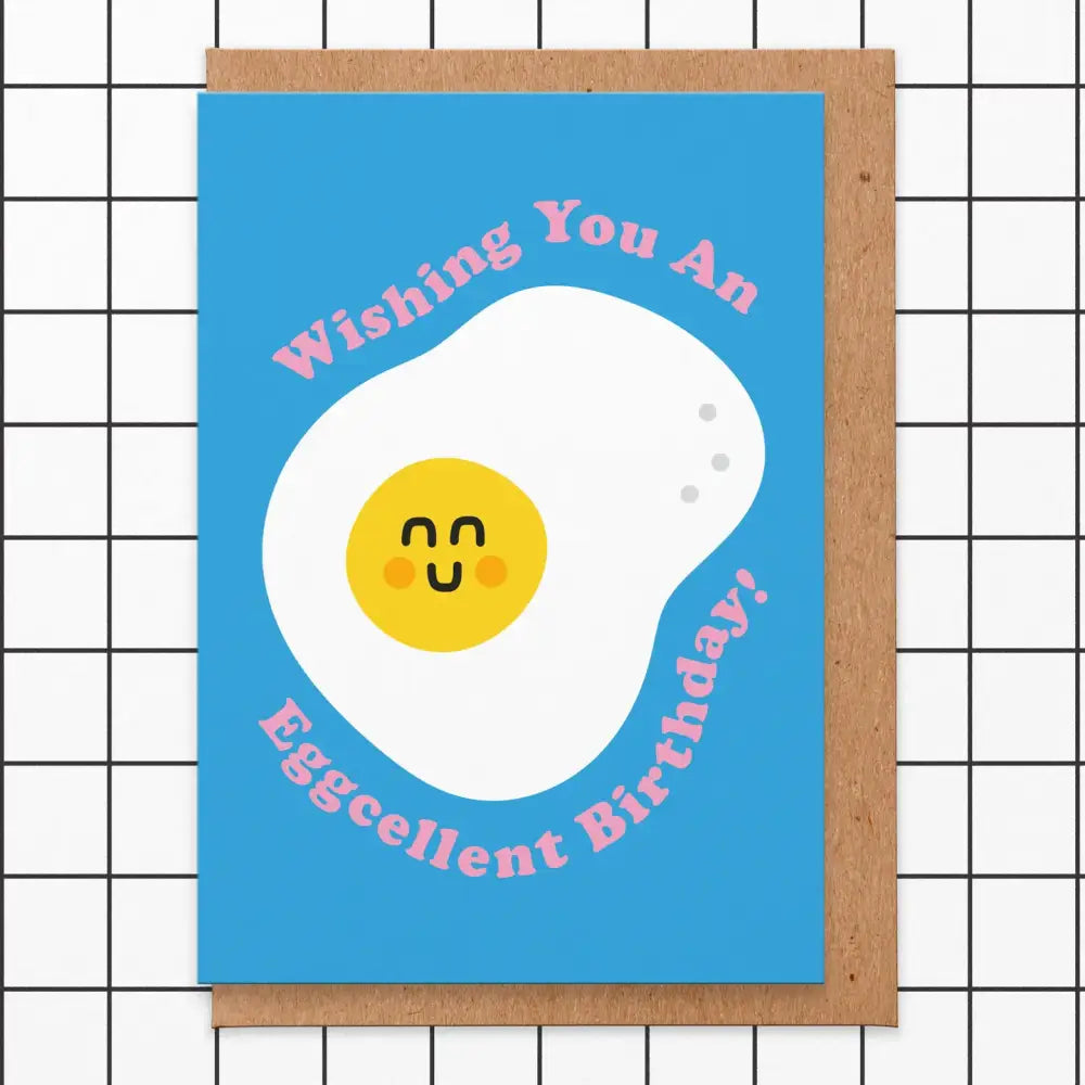 Eggsellent Birthday Card - PABOOM