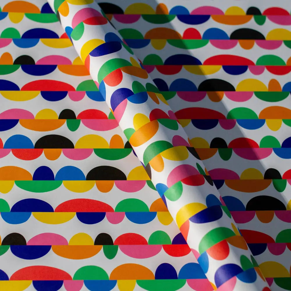 Studio Boketto - Gene Genie Abstract Gift Wrap | Colourful Wrapping Paper
