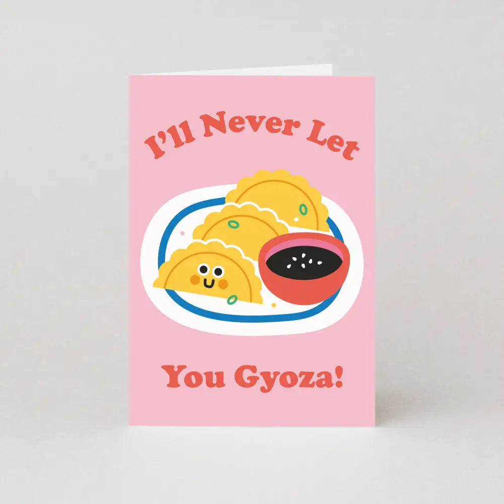 Studio Boketto - Gyoza Valentines Card | Funny Valentine’s Day Greeting