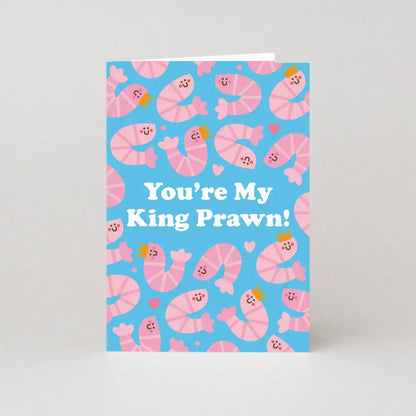 Studio Boketto - King Prawn Card | Male Valentine’s | Love for Him