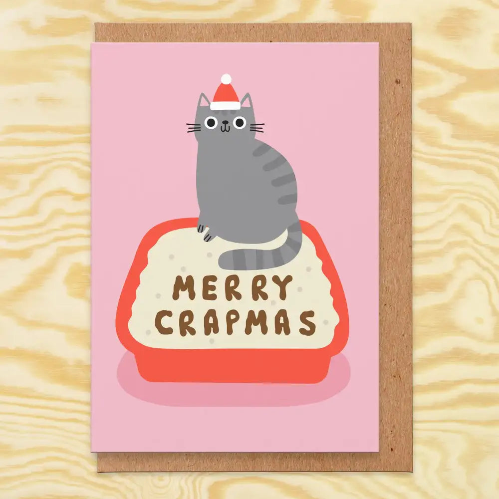 Merry Crapmas Card - PABOOM