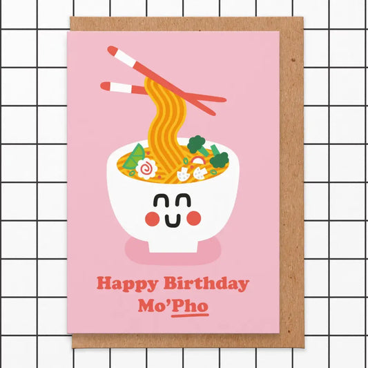 Mo’pho’ Birthday Card - PABOOM