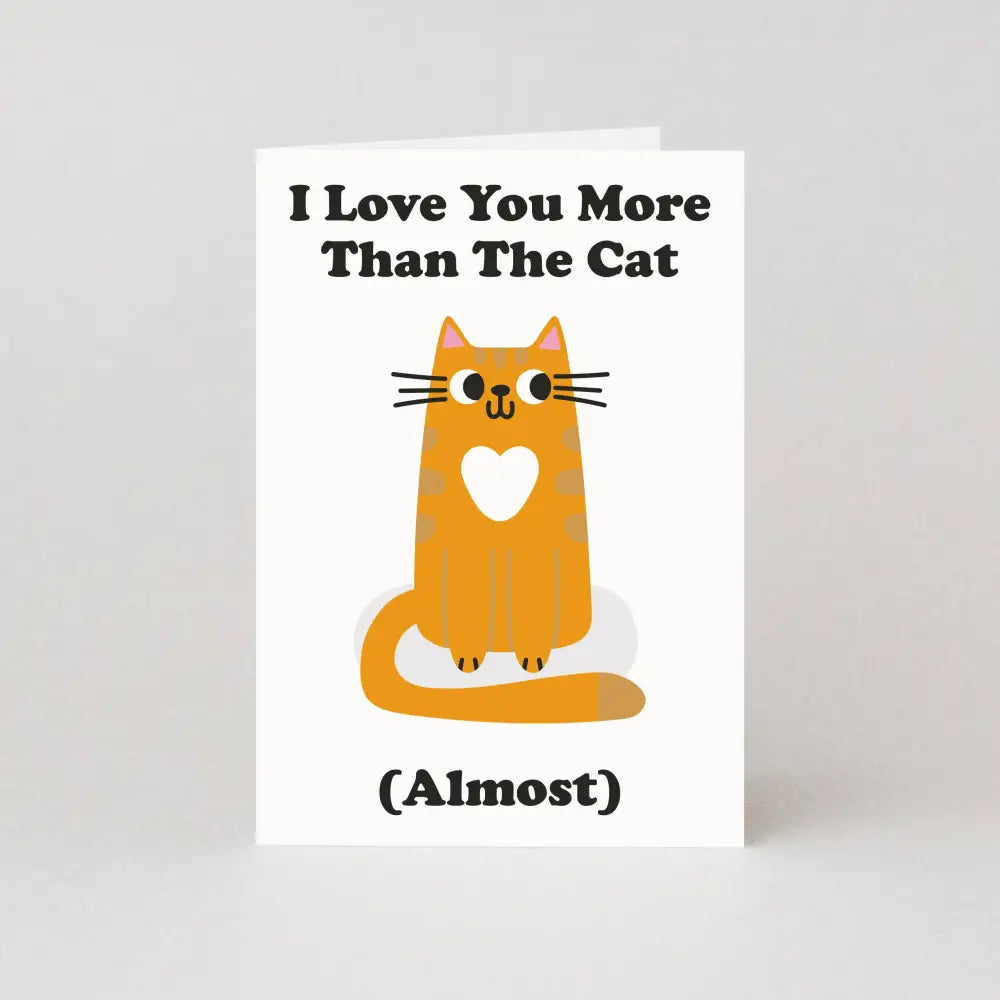 Studio Boketto - More Than the Cat Valentines Card | Valentine’s Day