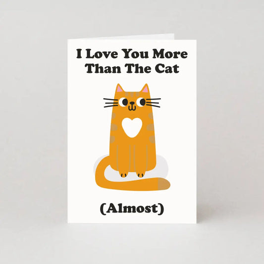 Studio Boketto - More Than the Cat Valentines Card | Valentine’s Day