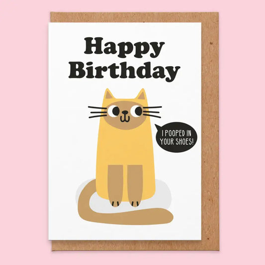 Pooped in Your Shoes Card - PABOOM