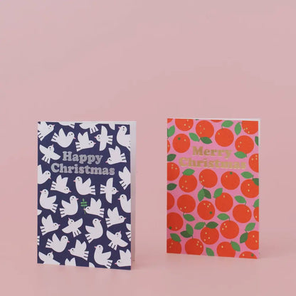 Studio Boketto - Prosecc...Ho-Ho-Ho Christmas Card | Wine Cards