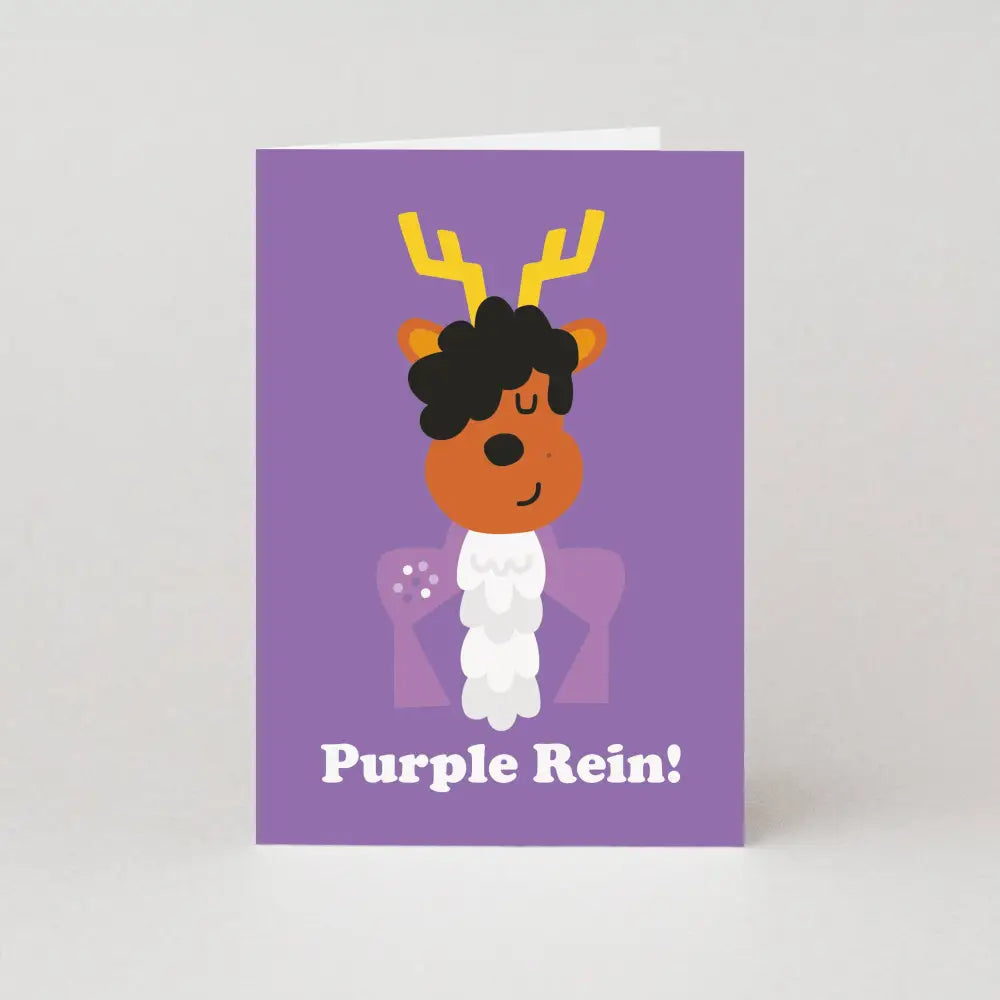Studio Boketto - Purple Rein Prince Christmas Cards | Holiday Greetings