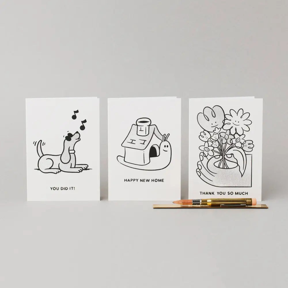 Studio Boketto - Snail New Home Card | Housewarming | House