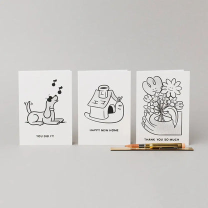 Studio Boketto - Snail New Home Card | Housewarming | House