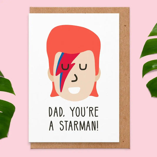Starman Father's Day Card - PABOOM