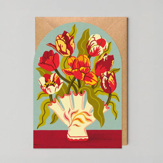 Studio Boketto - Tulips Card | Floral Cards | Blank Greeting | Art