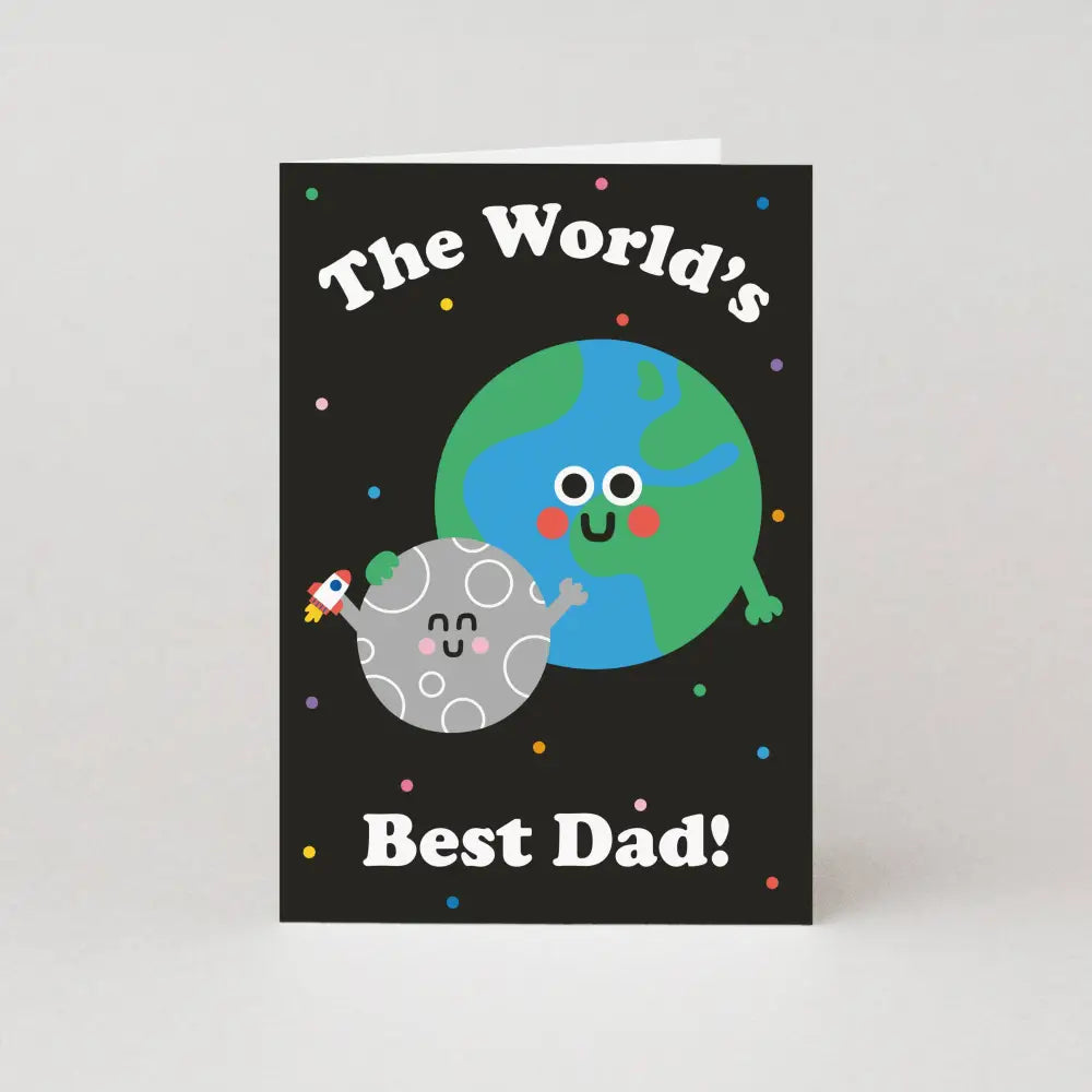 Studio Boketto - World’s Best Dad Father’s Day Card | Birthday