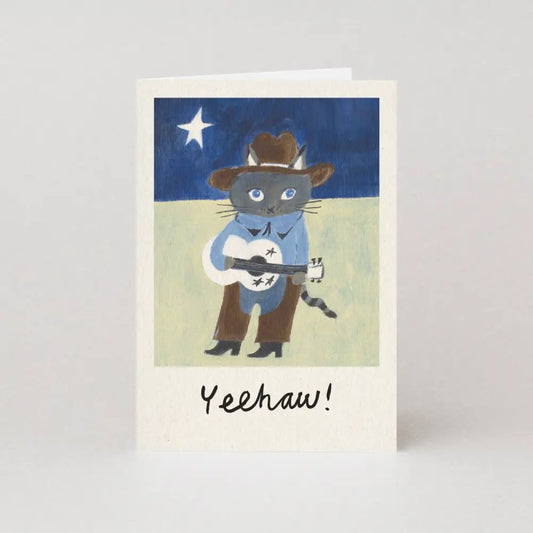 Studio Boketto - Yeehaw Card | Cowboy | Cat | Congratulations