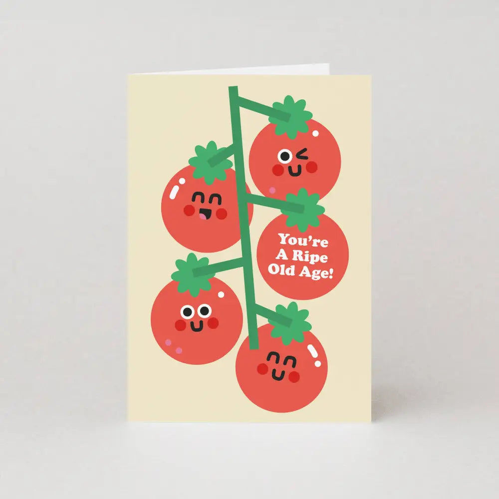 Studio Boketto - You’re A Ripe Old Age Birthday Card | Funny Cards