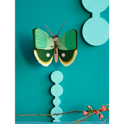 Studio Roof (no tariffs) - 3D Wall Art - Butterfly - Fern Striped