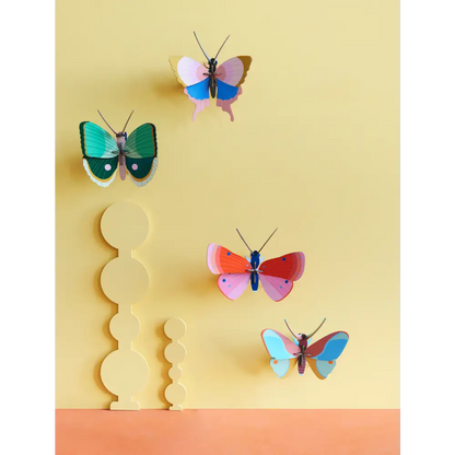 Studio Roof (no tariffs) - 3D Wall Art - Butterfly - Gold Rim