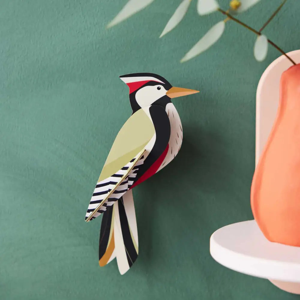 Studio Roof (no tariffs) - 3D Wall Art - Garden Bird - Woodpecker