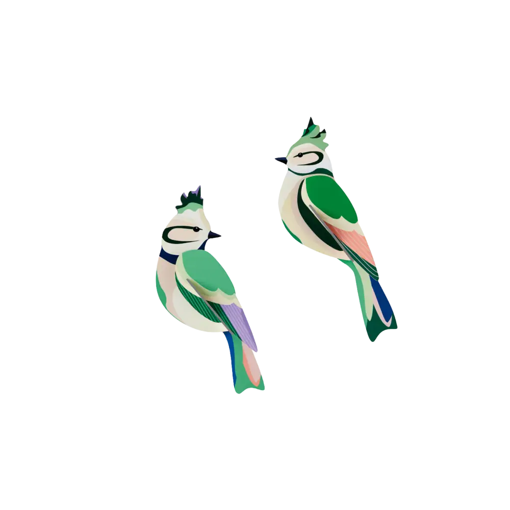 Studio Roof (no tariffs) - 3D Wall Art - Garden Birds - Forest Crests