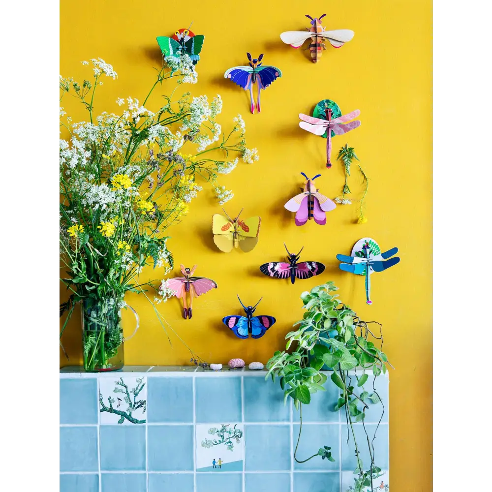 Studio Roof (no tariffs) - 3D Wall Art - Insect - Pink Bee