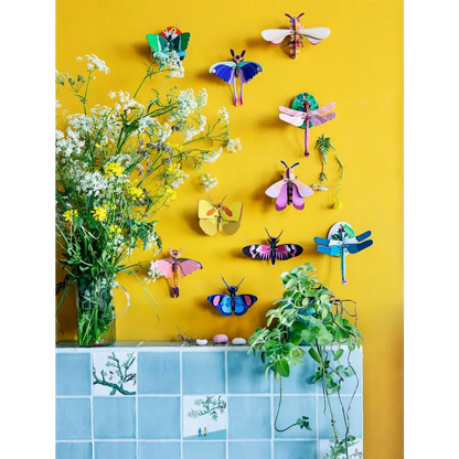 Studio Roof (no tariffs) - 3D Wall Art - Insect - Pink Bee