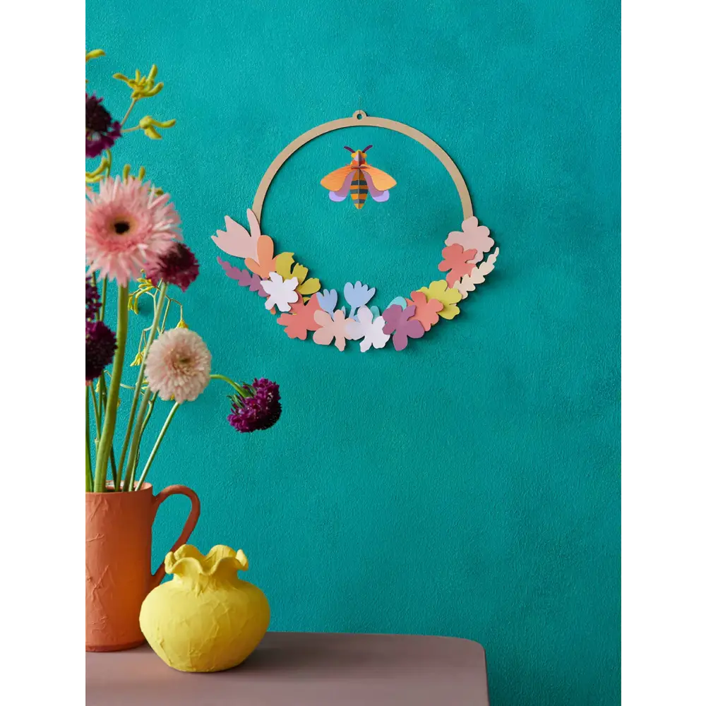 Studio Roof (no tariffs) - 3D Wall Art - Meadow Wreath