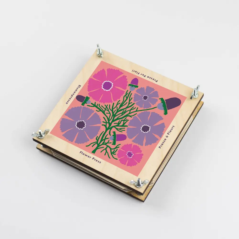 Studio Wald - UK Made - Cosmos Flower Press