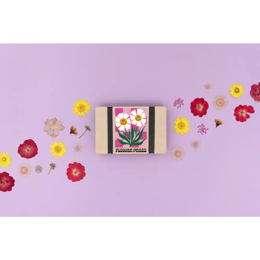 Studio Wald - UK Made - Happy Flower Pocket Press