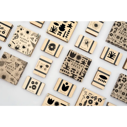 Studio Wald - UK Made - Silhouette Pocket Flower Press