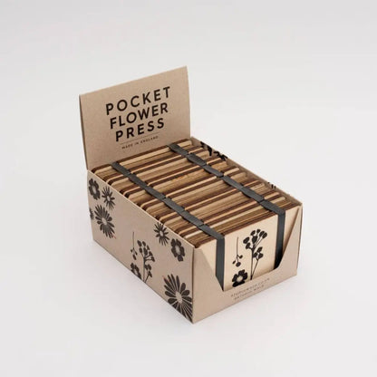 Studio Wald - UK Made - Silhouette Pocket Flower Press