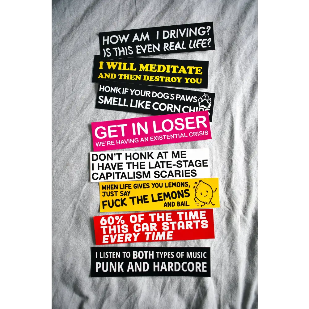 Stuntin Goods - 60 Percent of the Time Bumper Sticker