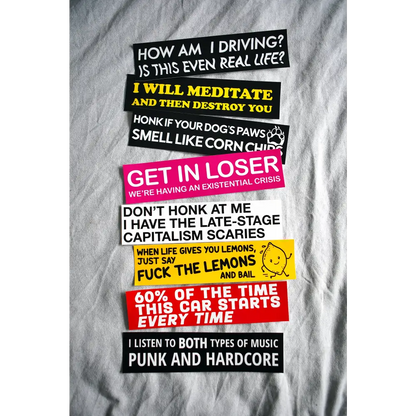 Stuntin Goods - 60 Percent of the Time Bumper Sticker