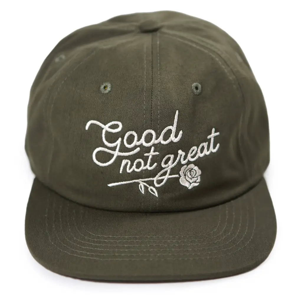 Stuntin Goods - Good Not Great Unstructured Hat Black