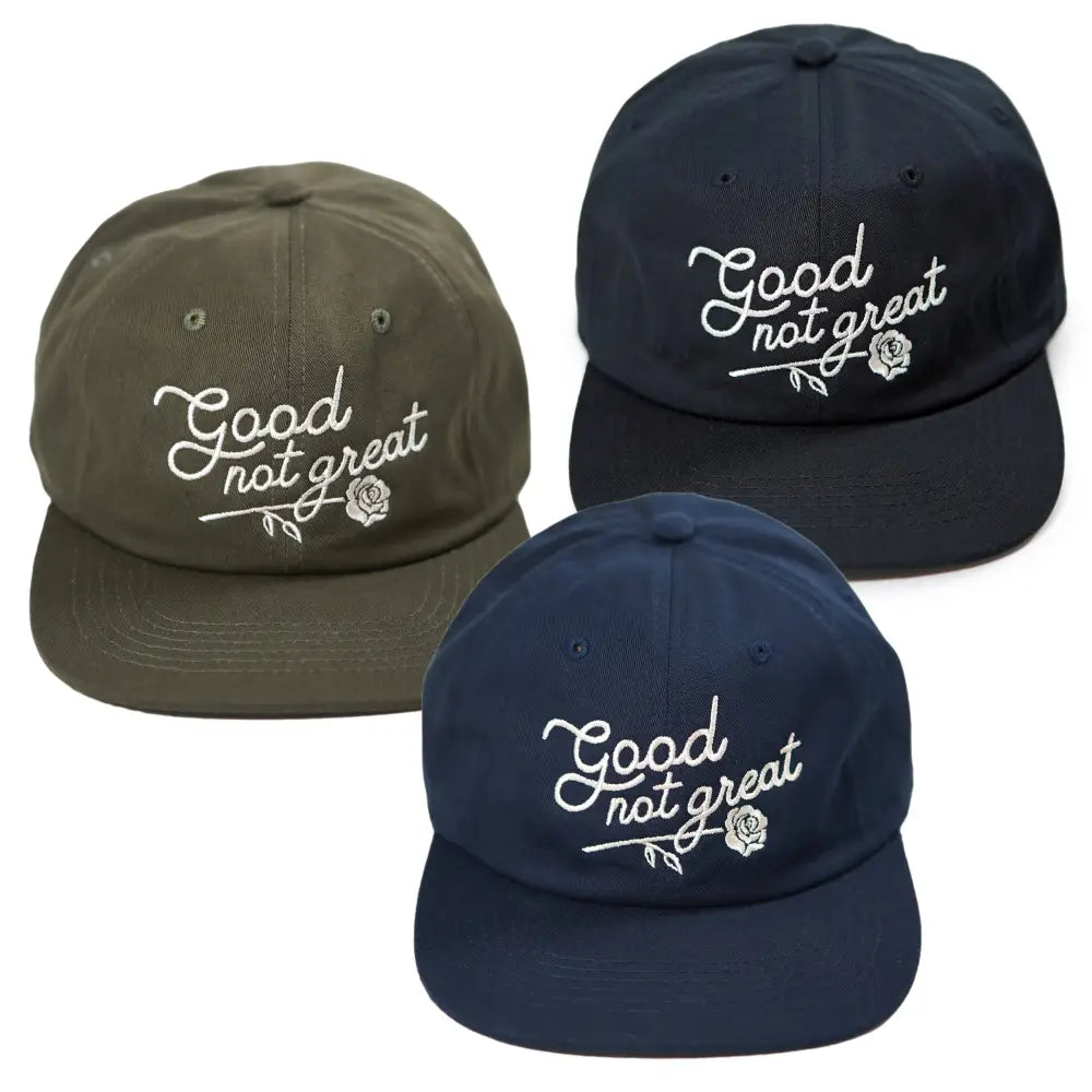 Stuntin Goods - Good Not Great Unstructured Hat Black