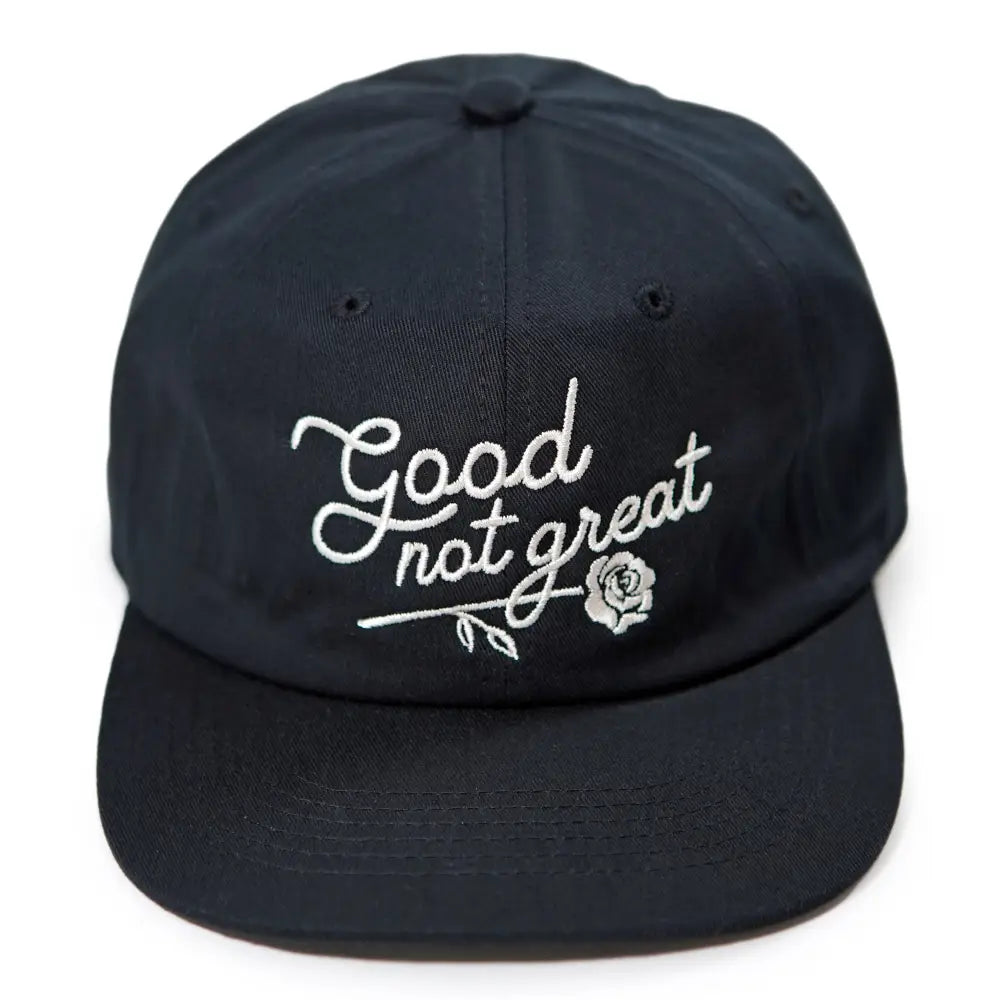 Stuntin Goods - Good Not Great Unstructured Hat Black