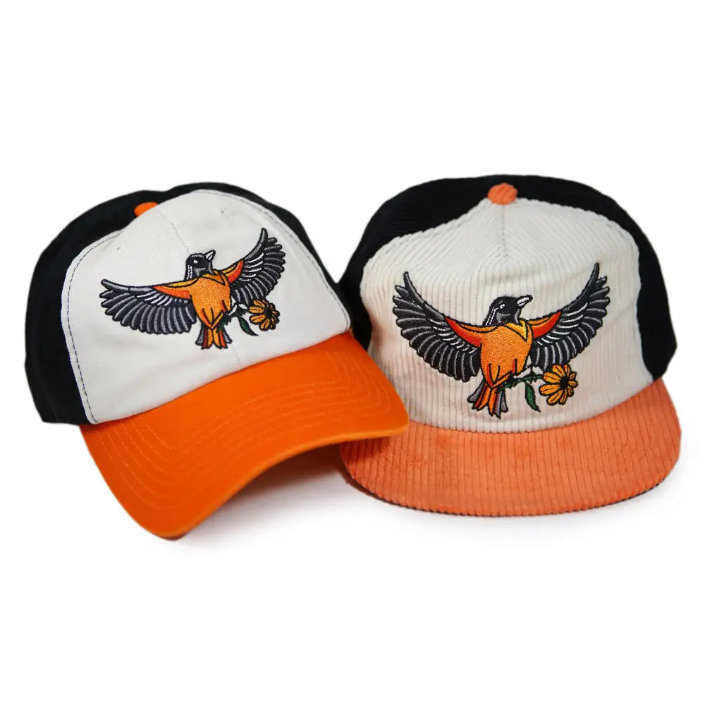 Oriole Two-Tone Corduroy Hat - PABOOM