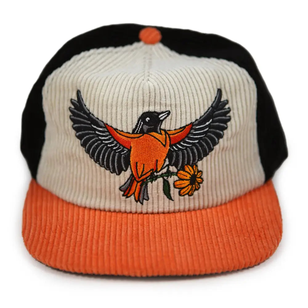 Oriole Two-Tone Corduroy Hat - PABOOM
