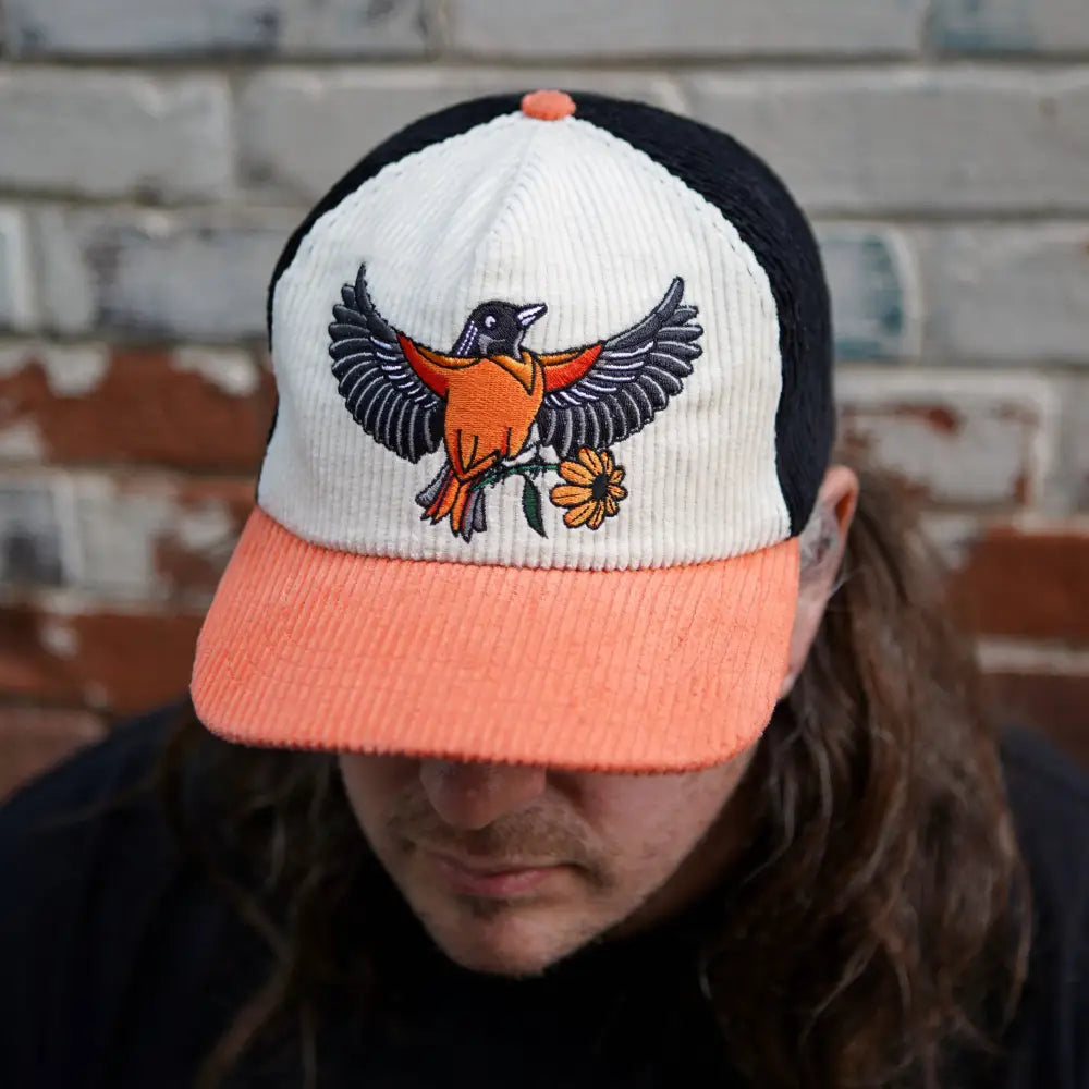 Oriole Two-Tone Corduroy Hat - PABOOM